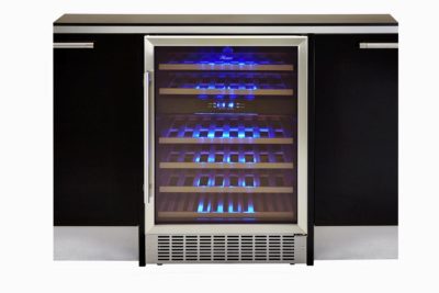 Hostess HW46MA 46 Bottle Wine Cabinet - Black